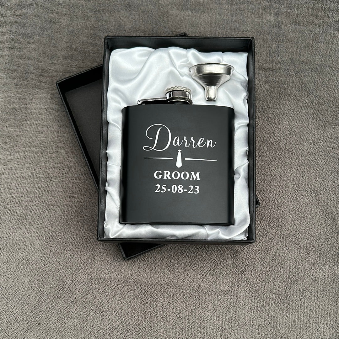 6oz Hip Flask - Detailed