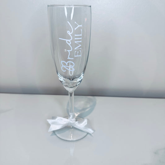 Bride Champagne Flute